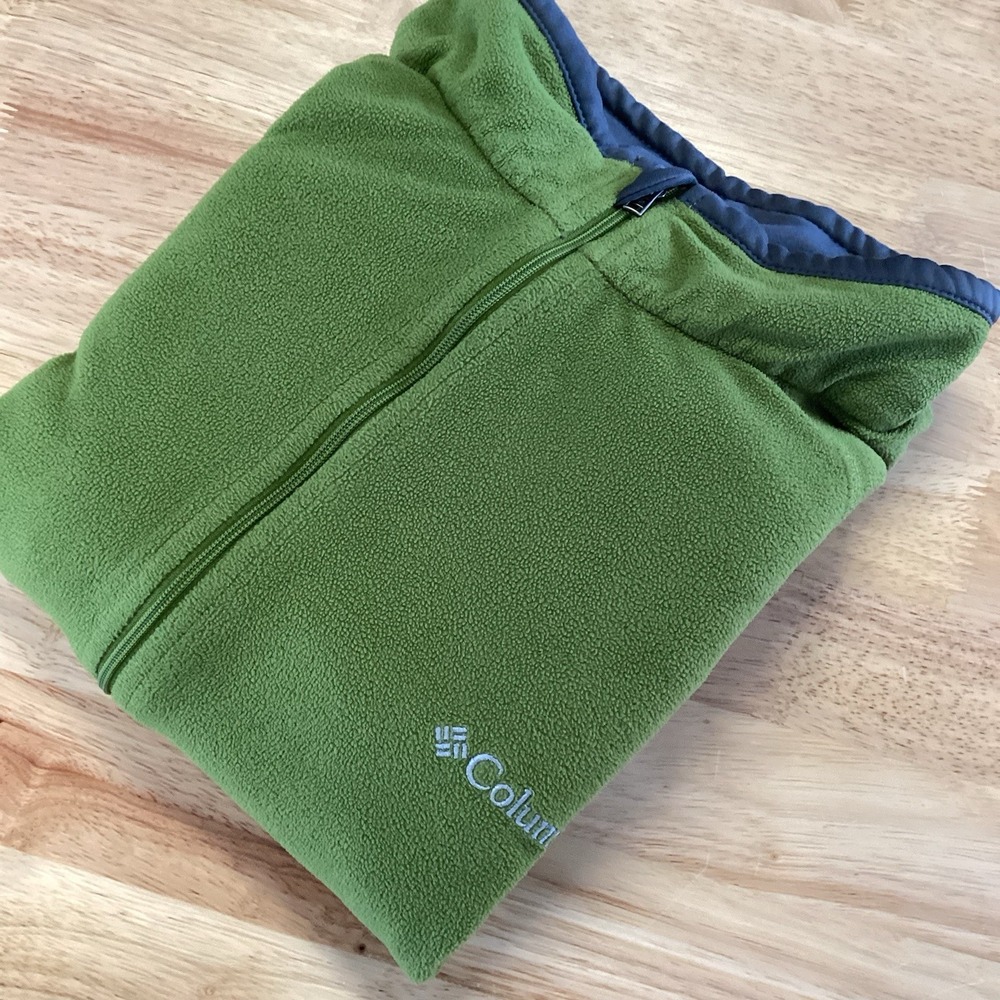Men's Columbia Fleece 1/4 Zip Sweatshirt - Size XL‎ green